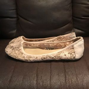 Lucky Brand Nude Flats